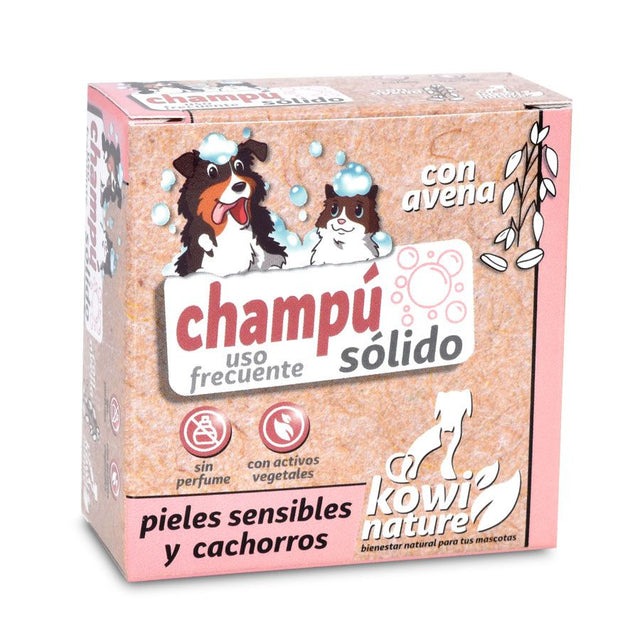 Champú Sólido para Pieles Sensibles · Kowi Nature · 70 gramos