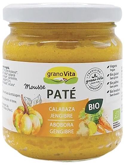 Paté Mousse de Calabaza y Jengibre Bio · Granovita · 175 gramos