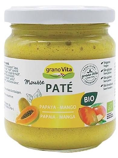 Paté Mousse Papaya y Mango · Granovita · 175 gramos