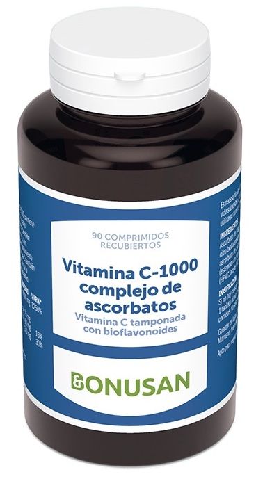 Vitamina C 1000 (Complejo de Ascorbatos) · Bonusan · 90 comprimidos