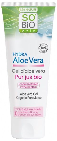 Gel de Aloe Vera Jugo Puro Orgánico · So’Bio etic · 125 ml