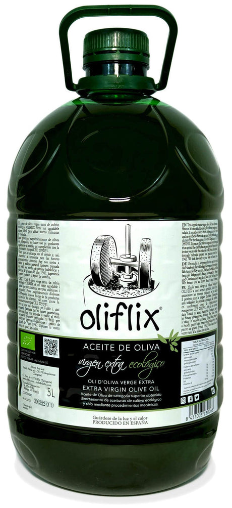 Aceite de Oliva Virgen Extra Bio · Oliflix · 5 litros