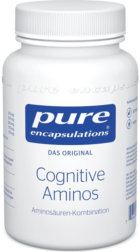 Cognitive Aminos · Pure Encapsulations · 60 cápsulas