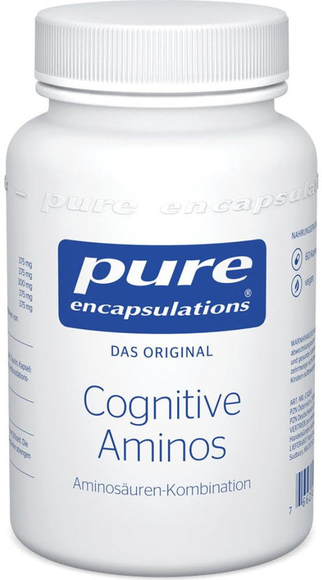 Cognitive Aminos · Pure Encapsulations · 60 cápsulas