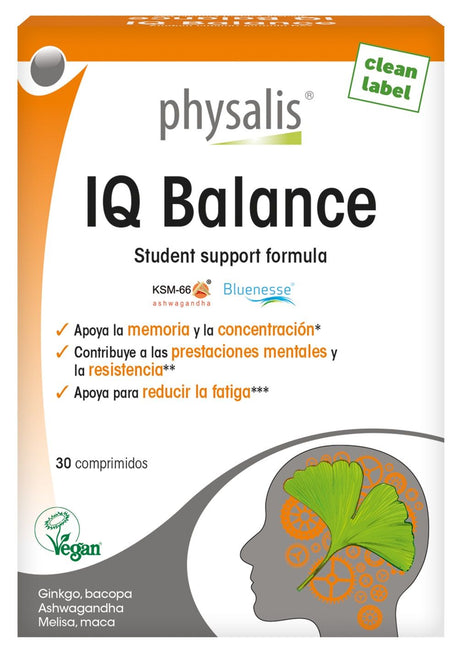 IQ Balance · Physalis · 30 comprimidos