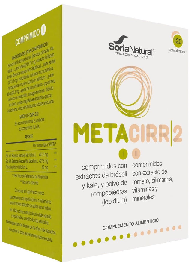 Metacirr 2 · Soria Natural · 120 comprimidos