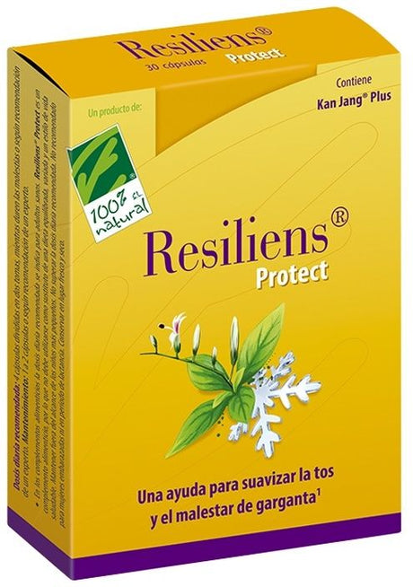 Resiliens Protect · 100% Natural · 30 cápsulas