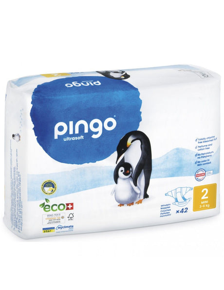 Pañales Ecológicos Talla 2 Mini · Pingo · 42 unidades