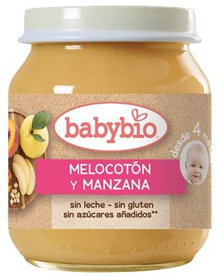 Tarrito de Melocotón y Manzana · Babybio · 130 gramos