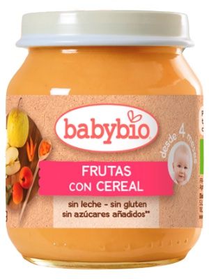 Tarrito de Frutas con Cereal · Babybio · 130 gramos