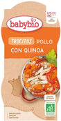 Tarritos de Trocitos De Pollo Con Quinoa · Babybio · 2x200 gramos