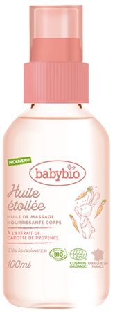 Aceite de Masaje Corporal · Babybio · 100 ml