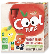 Pack Smoothies de Manzana, Fresa, Arándano y Acerola · Vitabio · 4x90 gramos