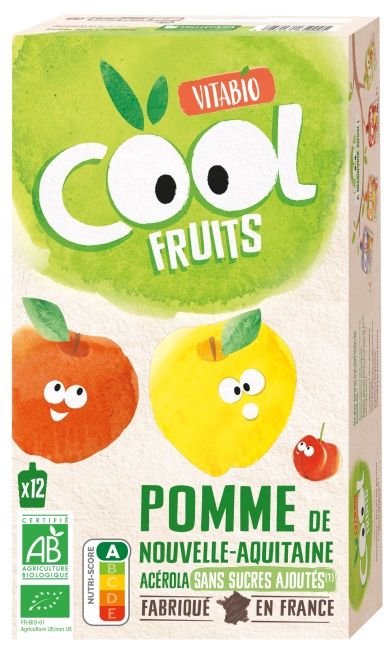 Pack Smoothies de Manzana y Acerola · Vitabio · 12x90 gramos