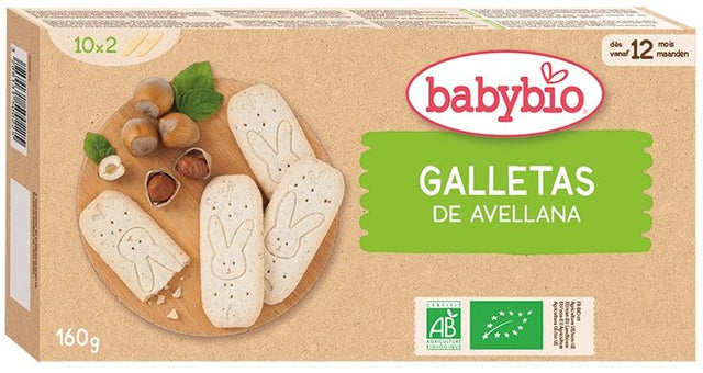 Galletas de Avellana · Babybio · 160 gramos