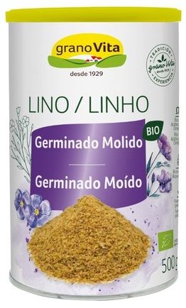 Lino Germinado Molido Bio · Granovita · 500 gramos