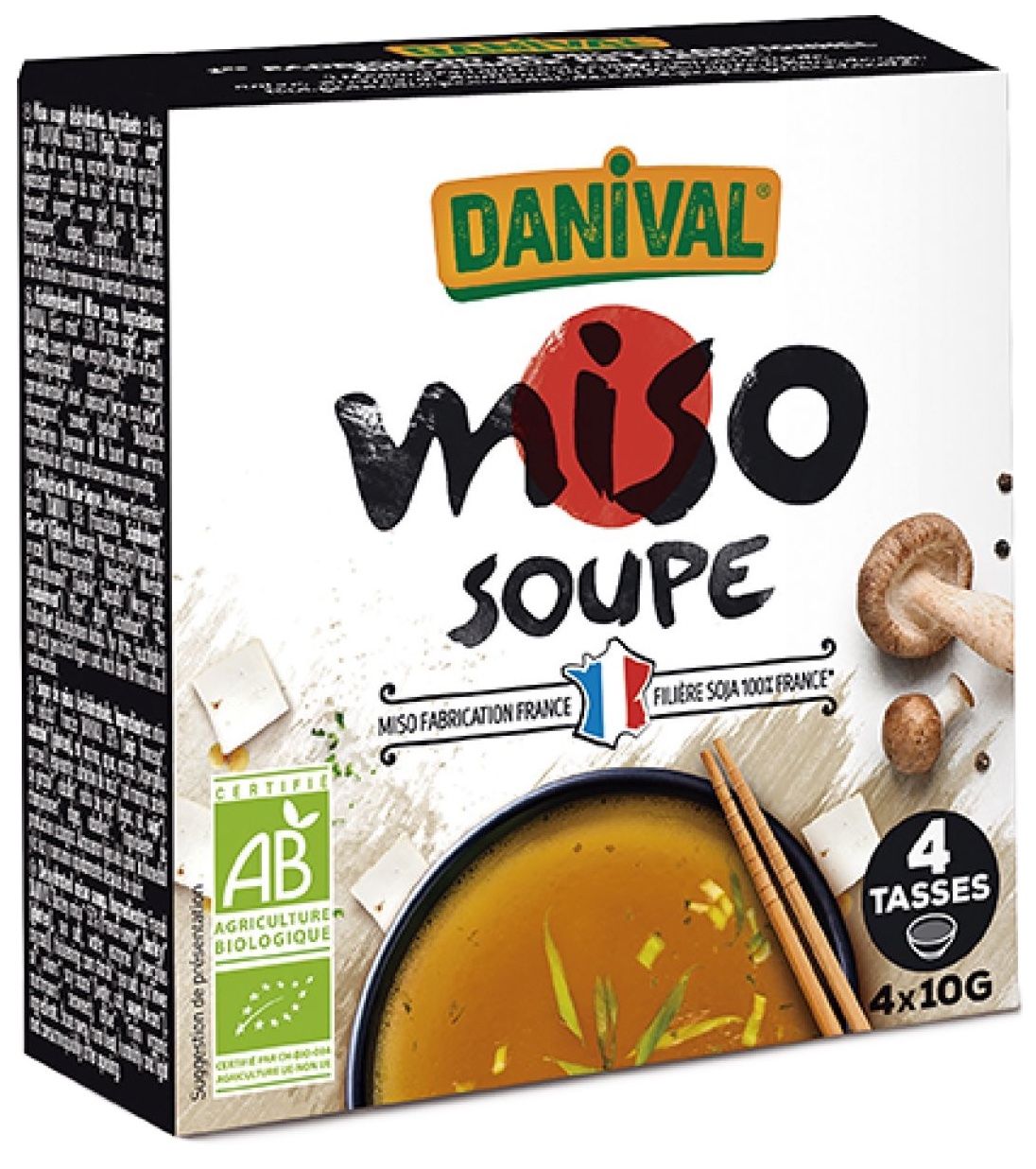 Sopa de Miso en Sobre · Danival · 4x10 gramos