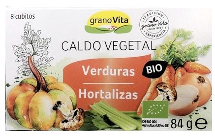 Caldo Vegetal de Verduras · Granovita · 8 cubitos