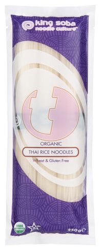 Noodles de Arroz Thai Sin Gluten · King Soba · 250 gramos