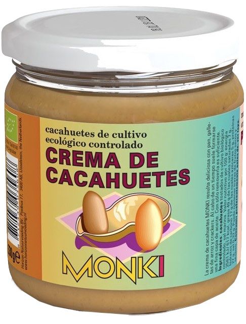 Crema de Cacahuete · Monki · 330 gramos