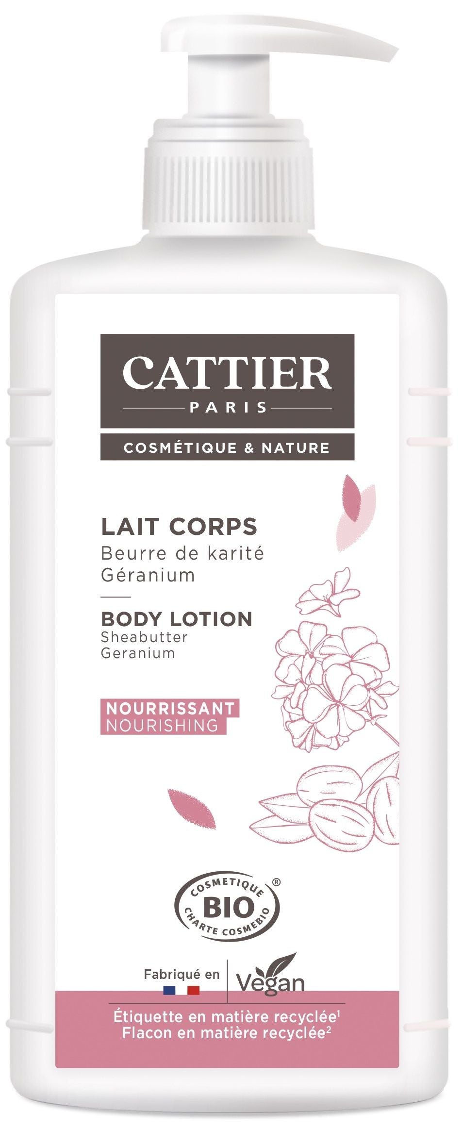 Leche Corporal Nutritiva · Cattier · 500 ml