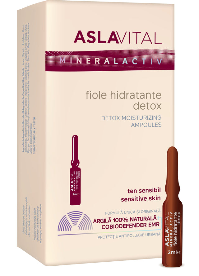 Ampollas Hidratantes Detox · Aslavital · 7 ampollas