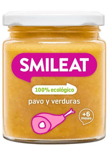 Tarrito de Pavo y Verduras Ecológicas · Smileat · 230 gramos