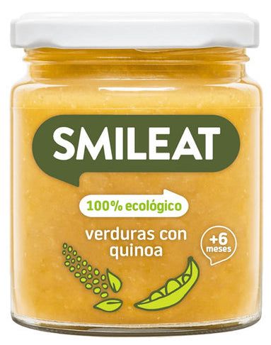 Tarrito de Verduras con Quinoa · Smileat · 230 gramos