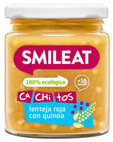 Tarrito de Cachitos de Lenteja Roja con Quinoa · Smileat · 230 gramos