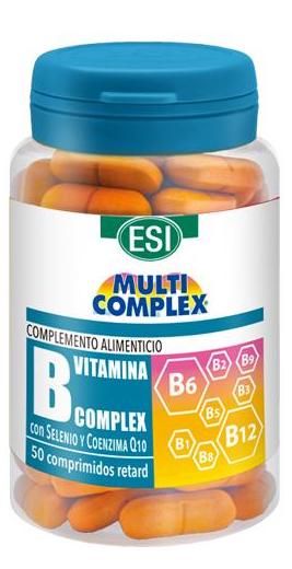 Multicomplex Vitamina B Complex Retard · ESI · 50 comprimidos