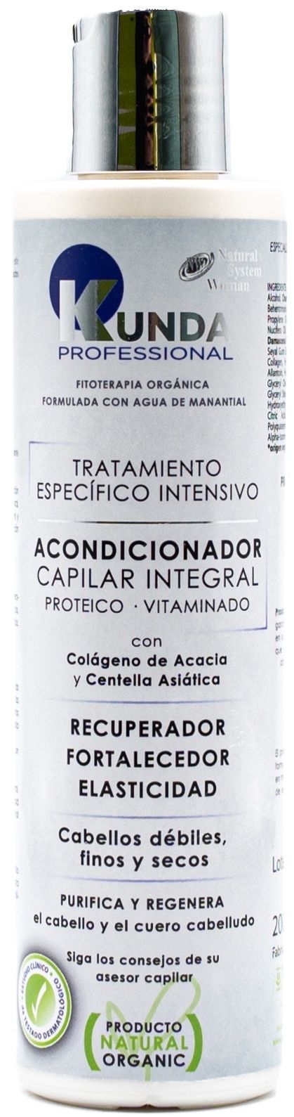 Acondicionador Capilar Integral · Kunda · 200 ml