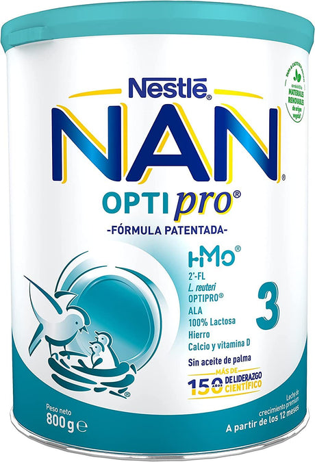 NAN Optipro 3 · Nestlé · 800 gramos