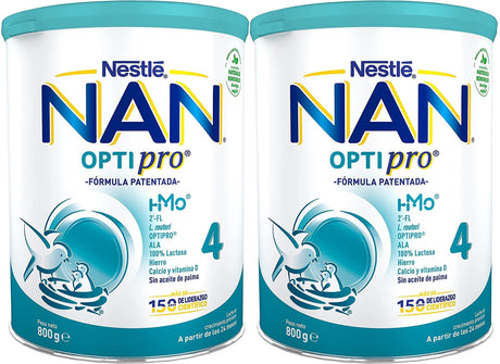 Pack NAN Optipro 4 · Nestlé · 2x800 gramos