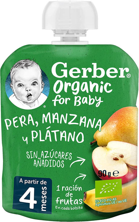 Gerber Smoothie de Pera, Manzana y Plátano · Nestlé · 90 gramos