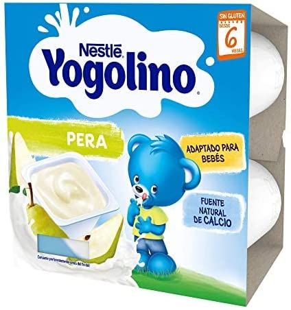 Yogolino Yogurt de Pera · Nestlé · 4x100 gramos