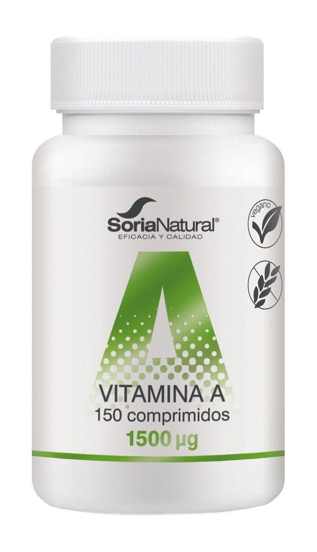 Vitamina A - Liberación Sostenida · Soria Natural · 150 comprimidos