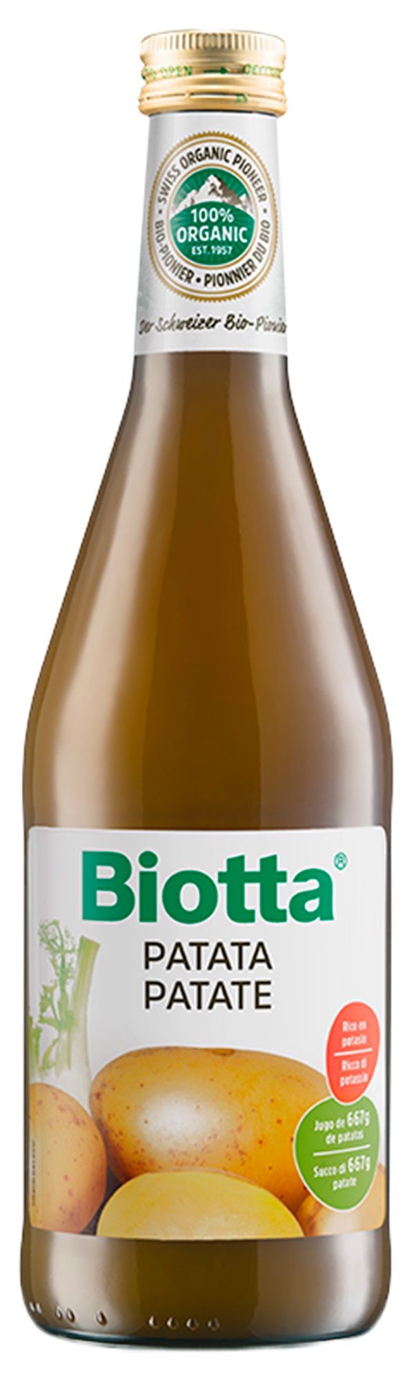 Jugo de Patata con Hinojo · Biotta · 500 ml