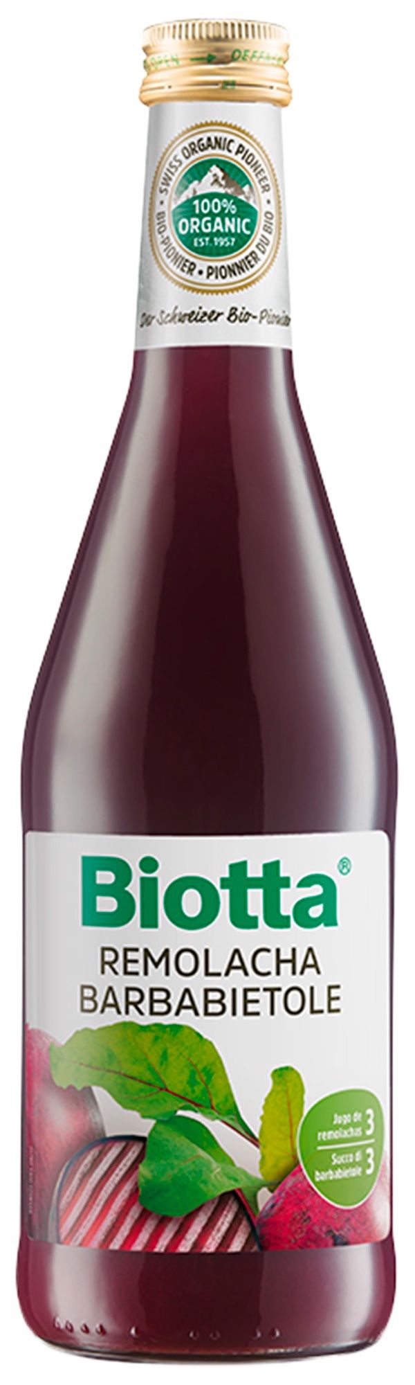 Jugo de Remolacha · Biotta · 500 ml