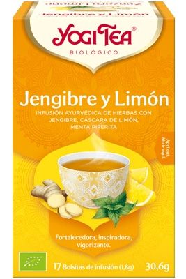 Jengibre y Limón · Yogi Tea · 17 filtros