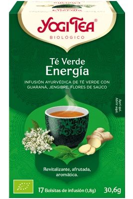 Té Verde Energía · Yogi Tea · 17 filtros