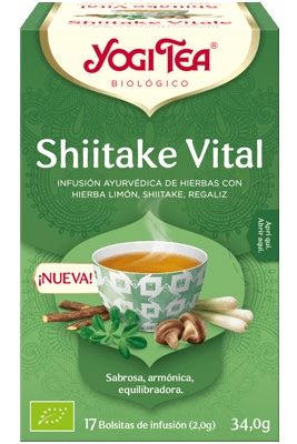 Shiitake Vital · Yogi Tea · 17 filtros