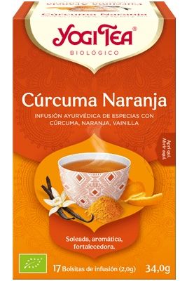 Cúrcuma Naranja · Yogi Tea · 17 filtros