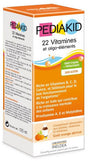 Jarabe Infantil de 22 vitaminas y Oligoelementos · Pediakid · 125 ml