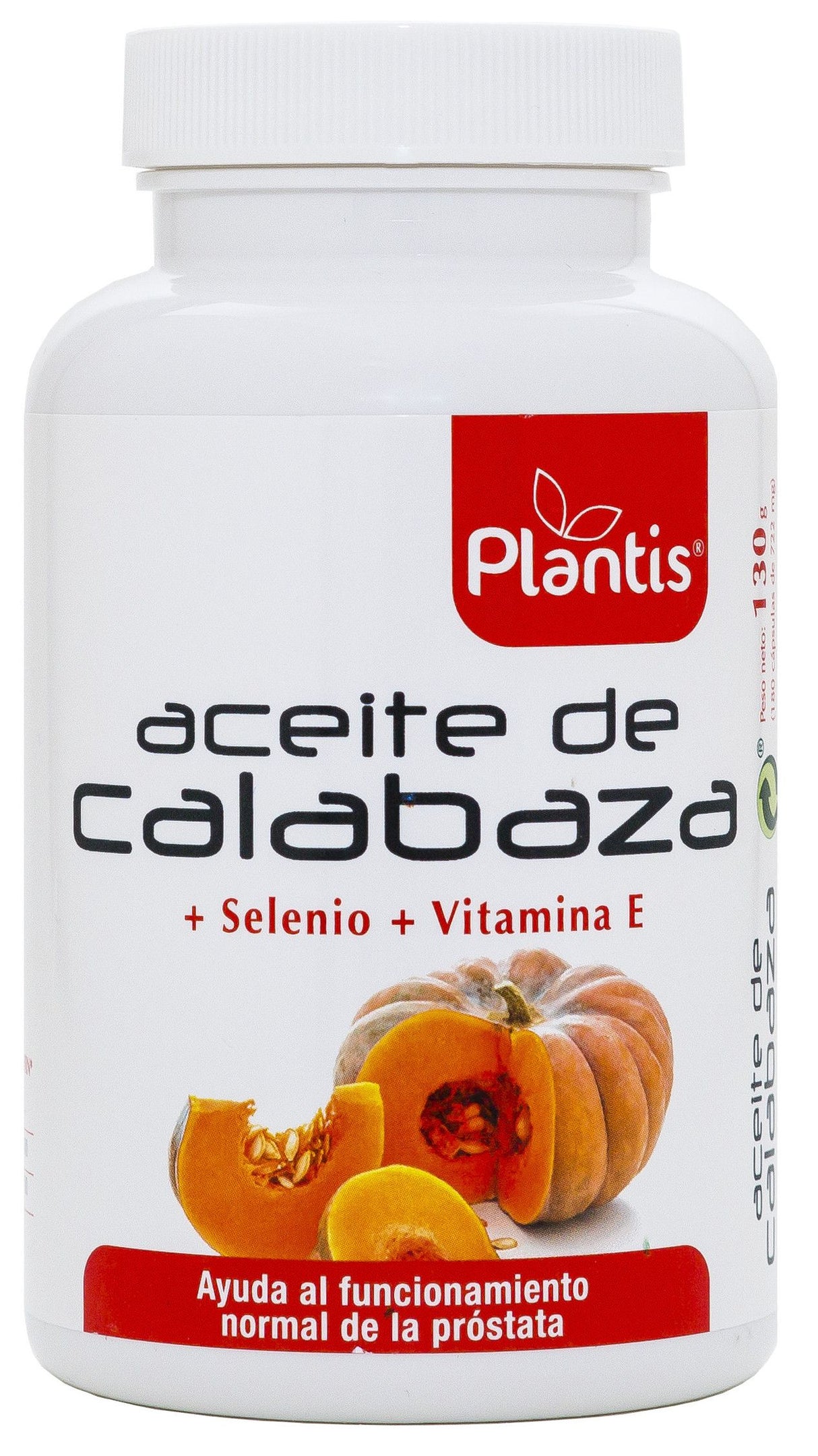 Aceite de Calabaza · Plantis · 180 cápsulas