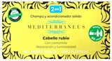 Champú & Acondicionador Sólido - Cabello Rubio · Mediterraneus · 55 gramos