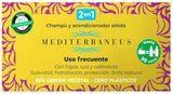 Champú & Acondicionador Sólido - Uso Frecuente · Mediterraneus · 55 gramos