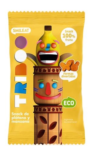 Snack Triboo de Plátano y Manzana · Smileat · 25 gramos