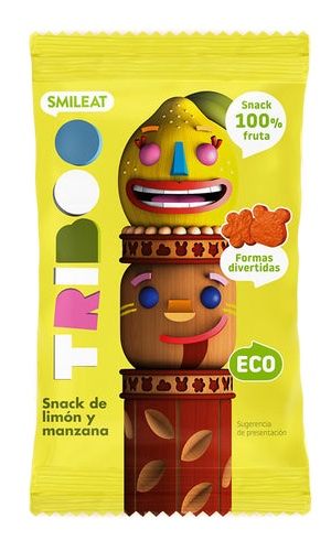 Snack Triboo de Limón y Manzana · Smileat · 25 gramos