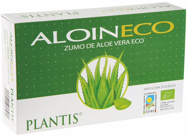 Zumo de Aloe Vera Eco - Aloineco · Plantis · 20 ampollas