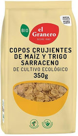 Copos Crujientes de Maíz y Trigo Sarraceno · El Granero Integral · 350 gramos